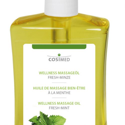 cosiMed Wellness Massageöl Fresh-Minze, 500 ml mit Dosierpumpe