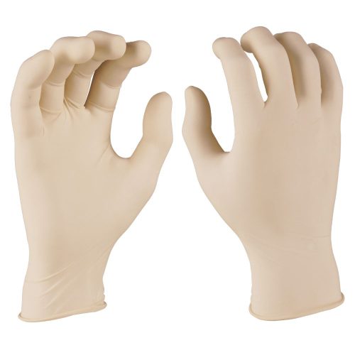 GRIFF Einmalhandschuhe, leicht gepudert, Größe L, aus Naturkautschuklatex